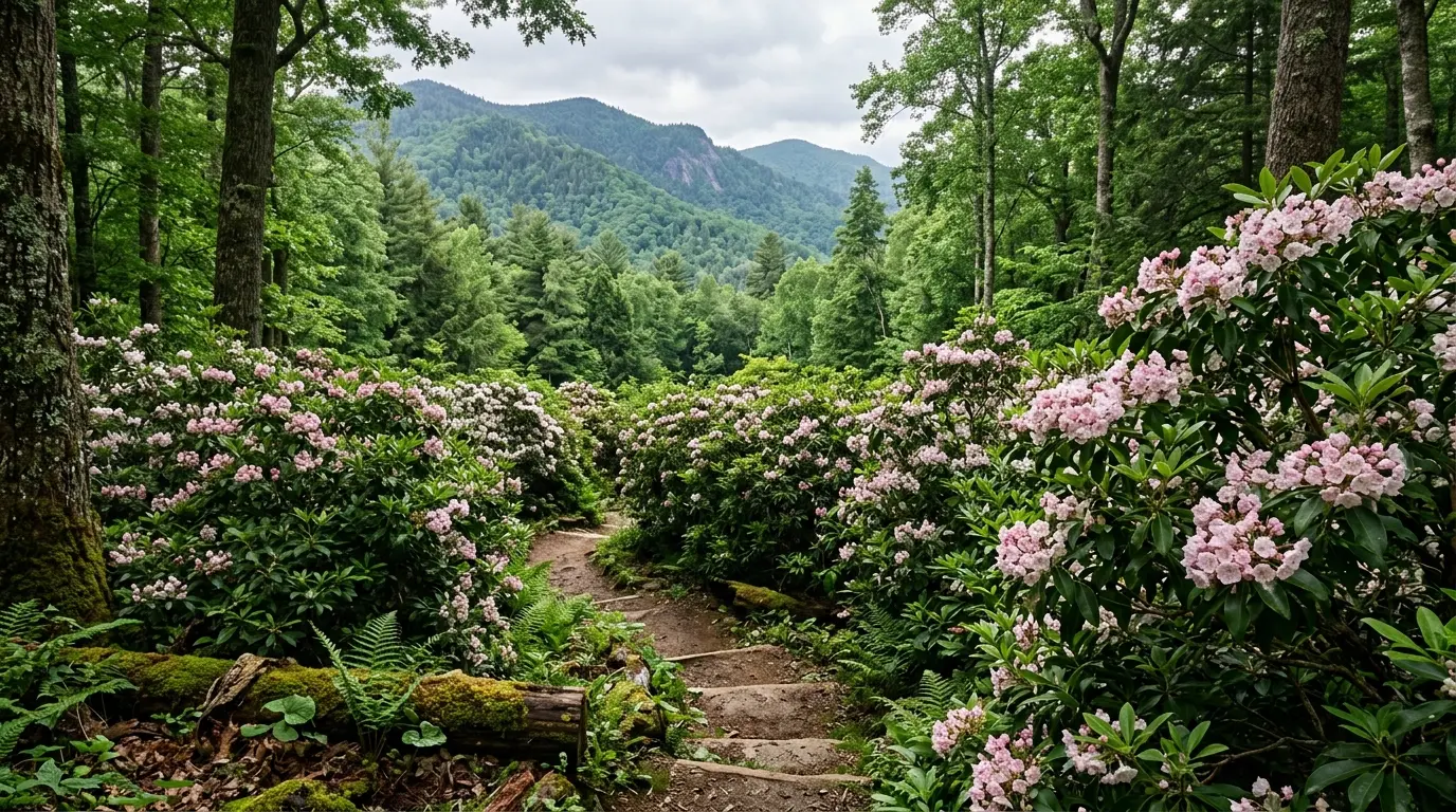 Mountain Laurel Woodland Feel